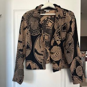 Black and Tan Women's Blazer